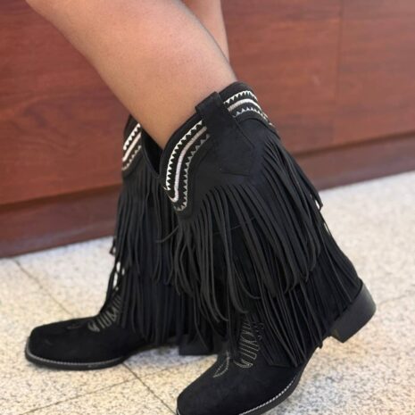 W19-ковбоё загвартай хар гутал